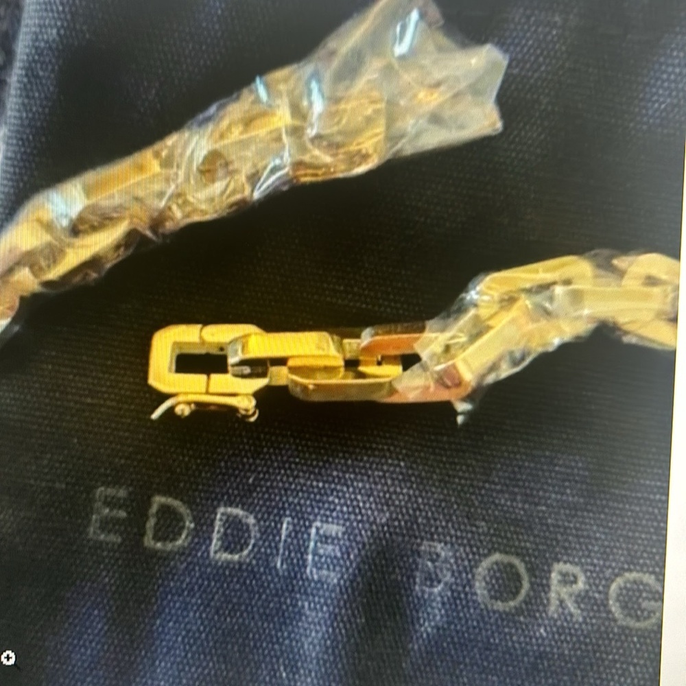 NWT Eddie Borgo Supra 12k Gold Plated Necklace - Picture 3 of 3